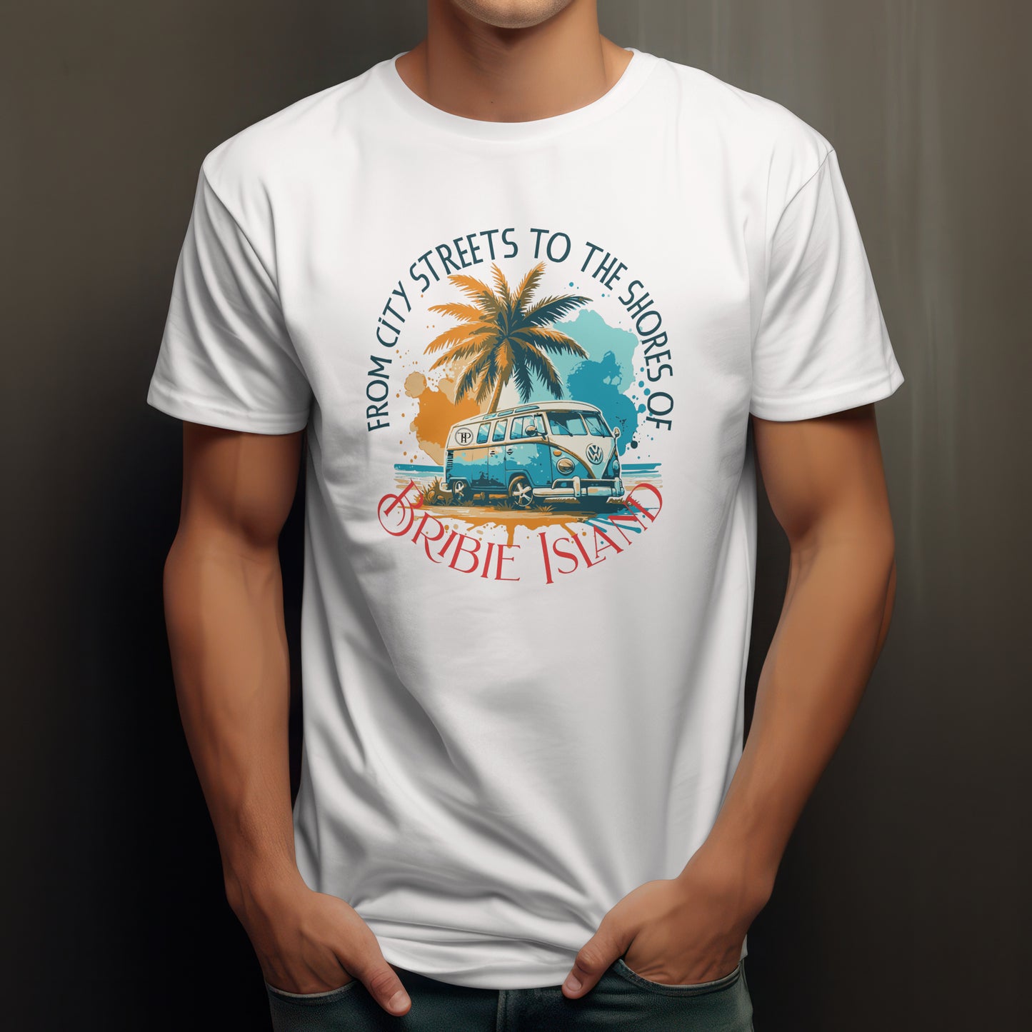TP8 Streetwear From The City Streets To the Shores Of Bribie Island T-Shirt