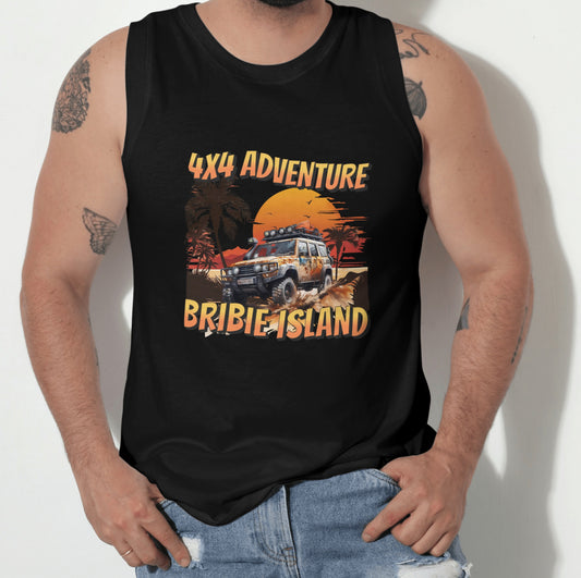 TP8 Streetwear 4X4 Adventure Bribie Island Tank Top