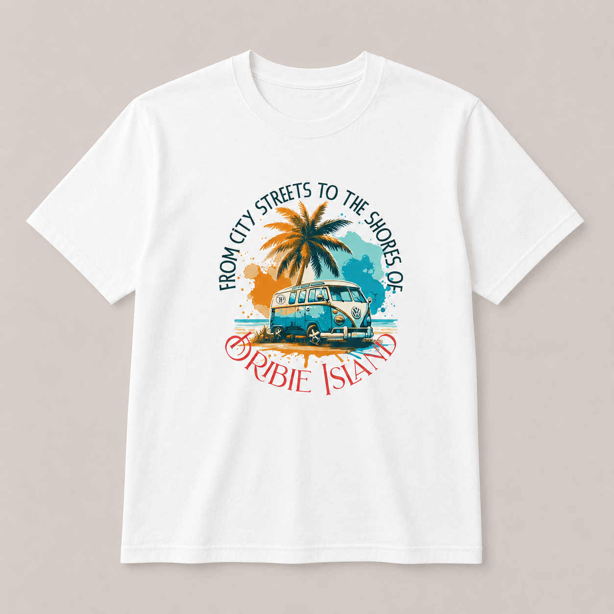 TP8 Streetwear From The City Streets To the Shores Of Bribie Island T-Shirt